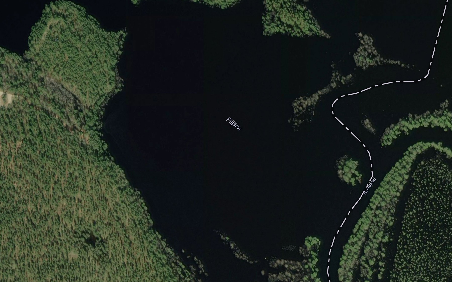 Satellite map of the Piijarvi