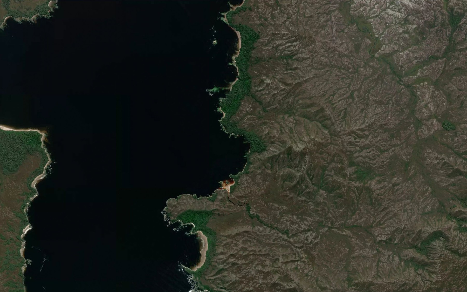 Satellite map of the Coffin Bay