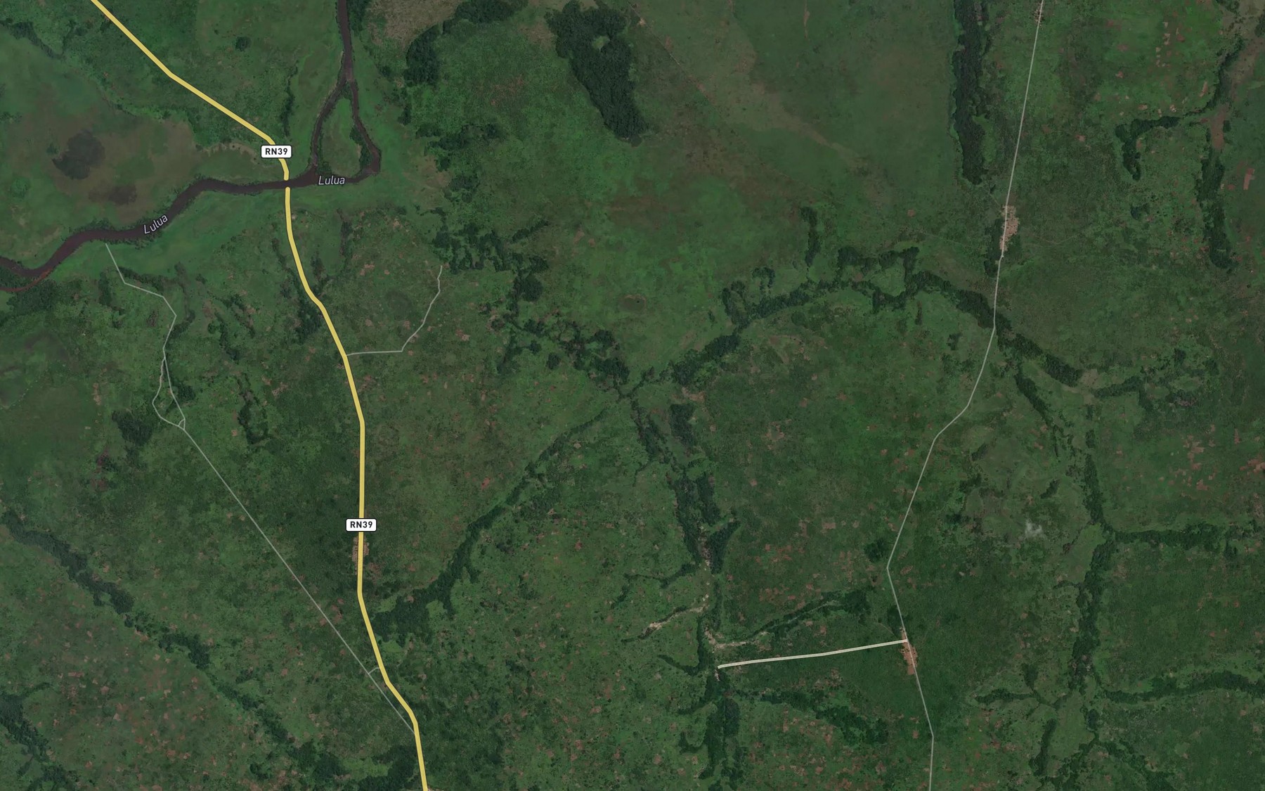 Satellite map of the Lupembe