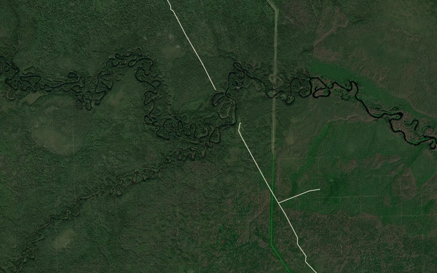 Satellite map of the Kvenzer