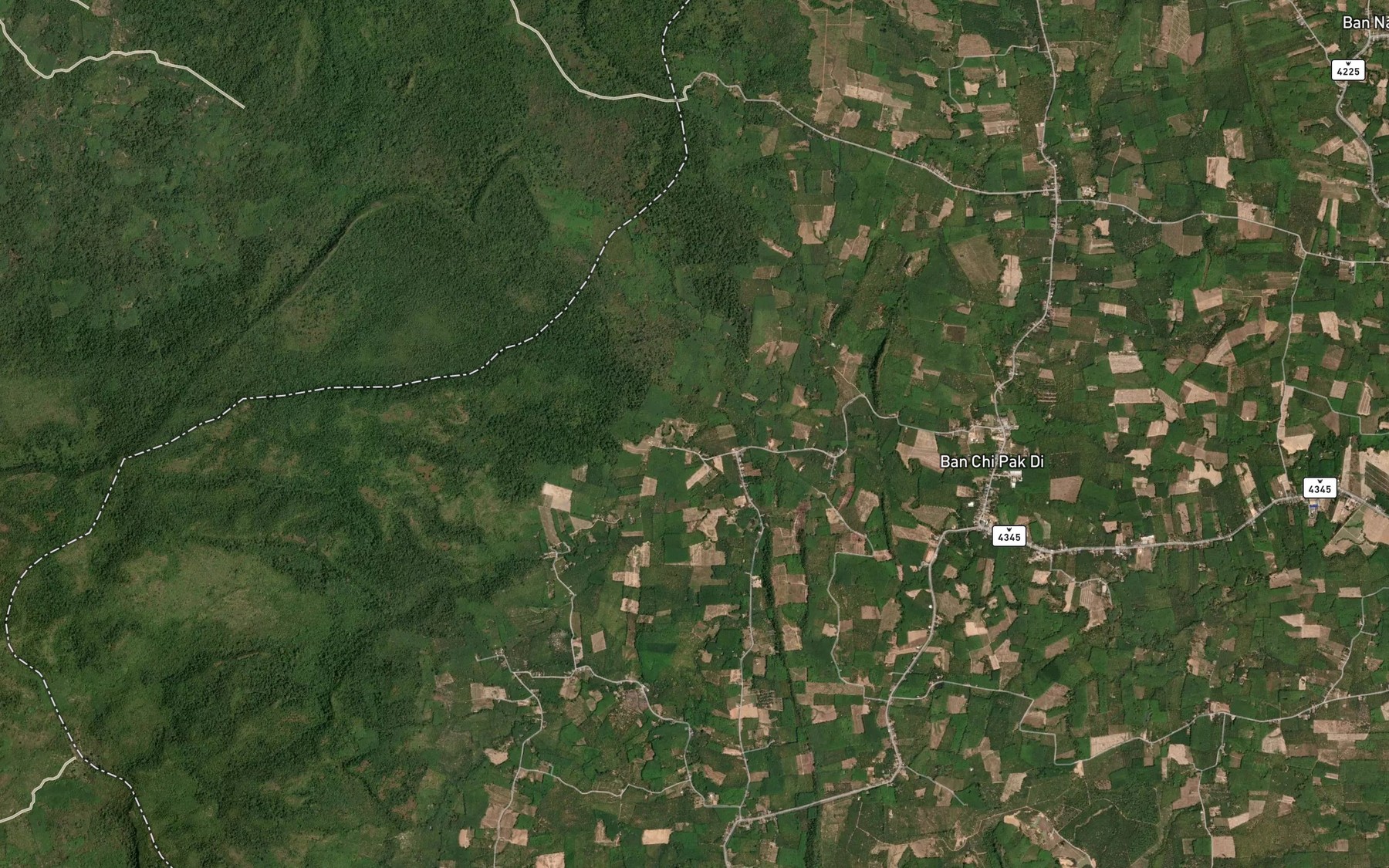 Satellite map of the Khlong Thap Sai