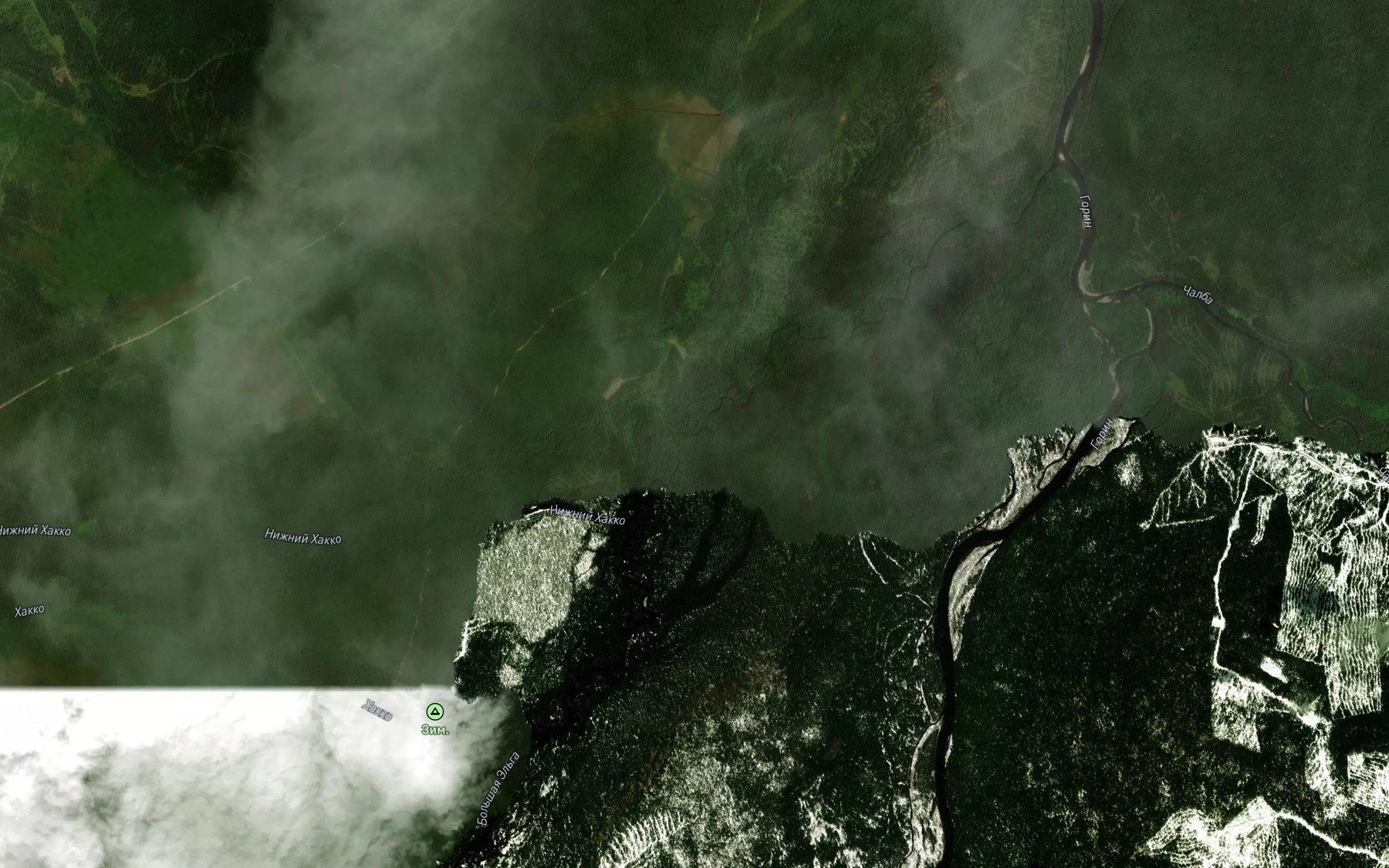 Satellite map of the Sololi