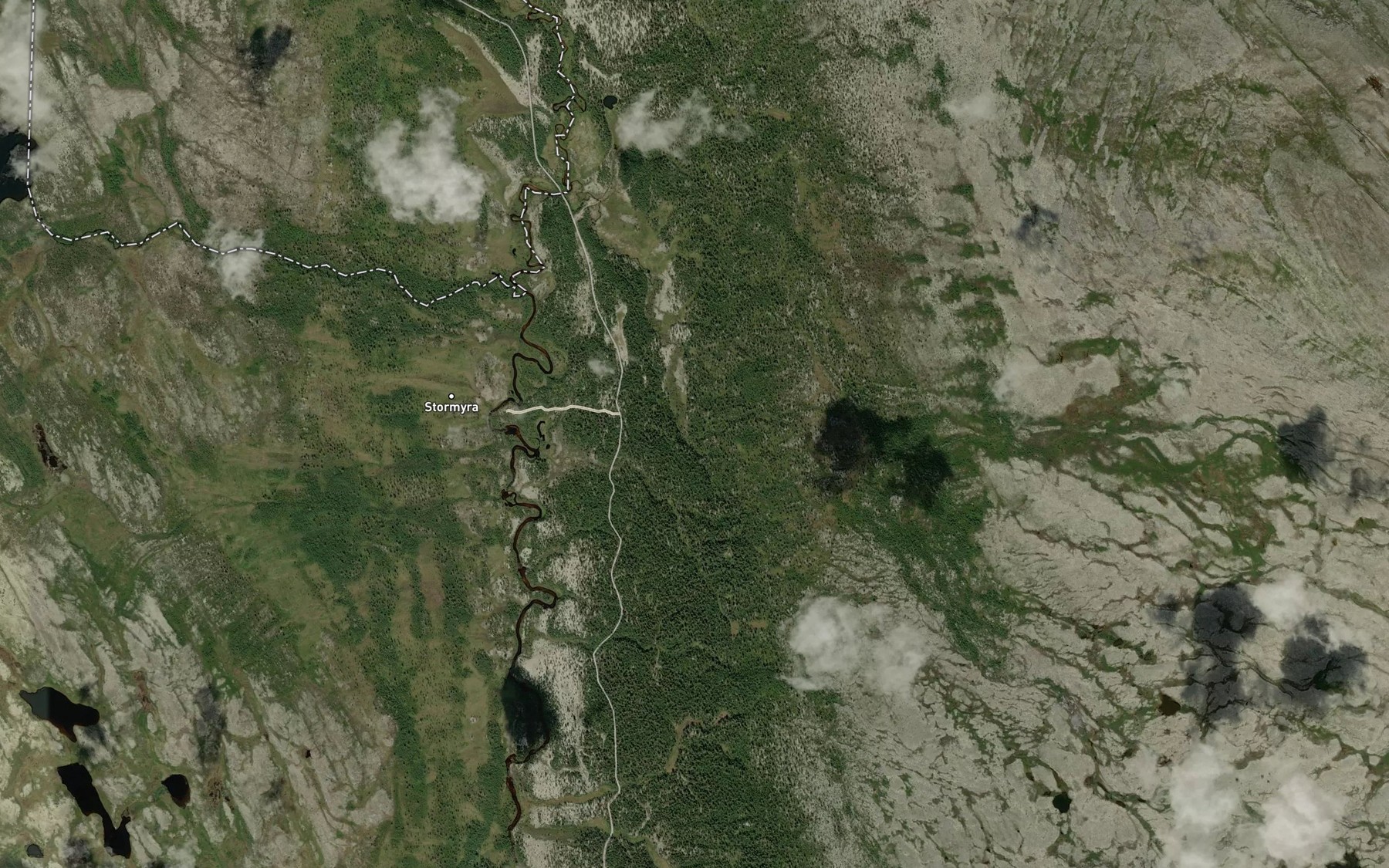Satellite map of the Flensbekken