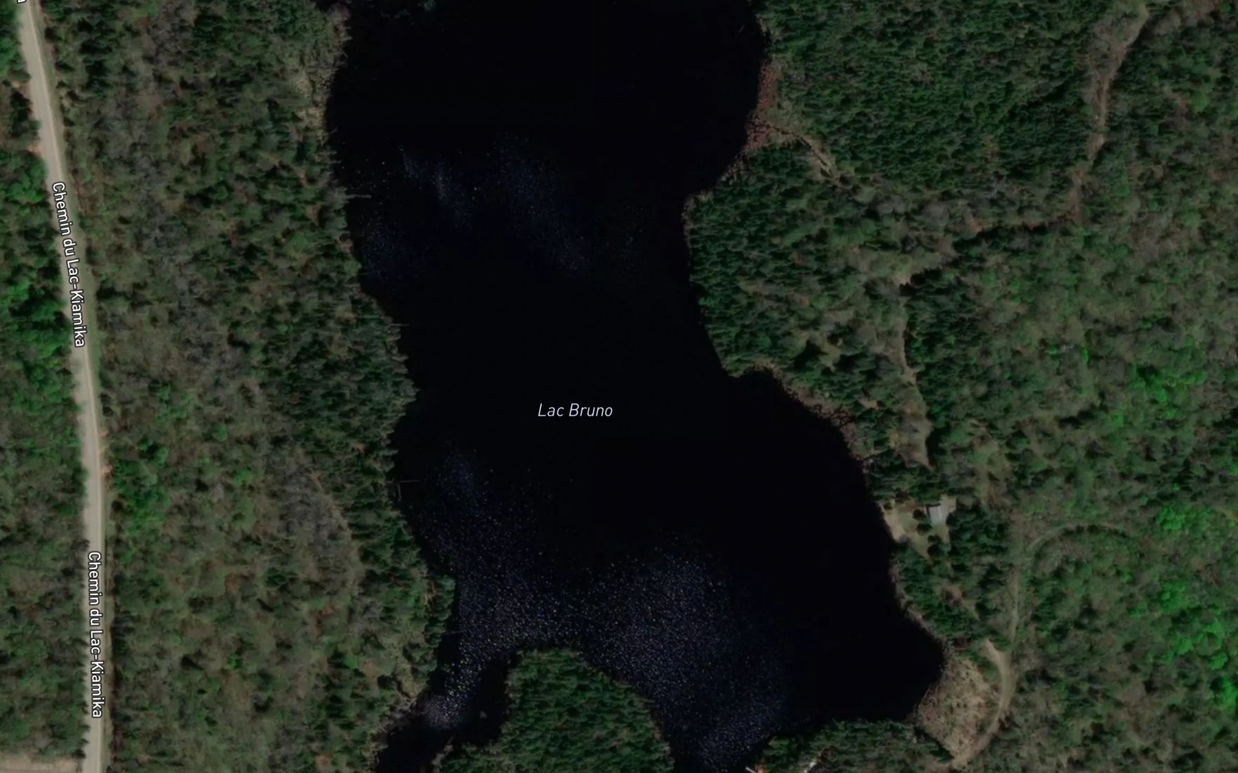 Satellite map of the Lac Bruno