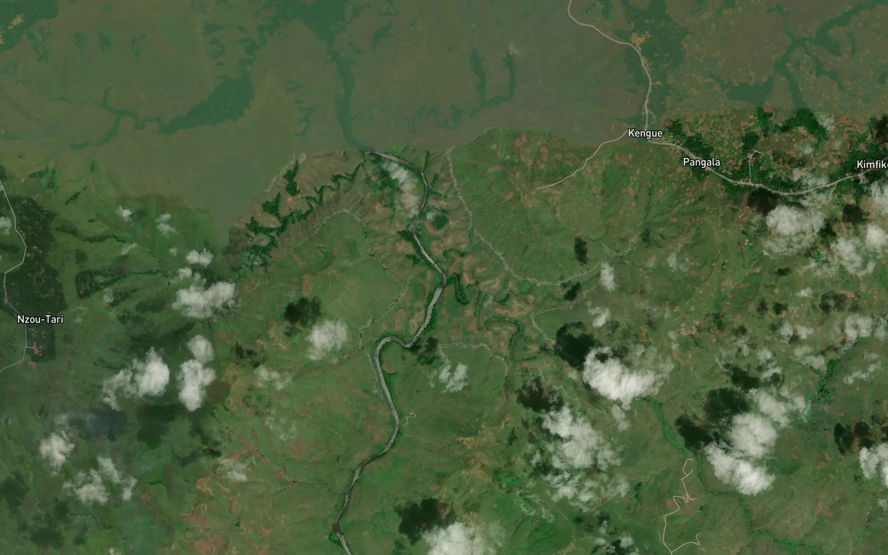 Satellite map of the Louati