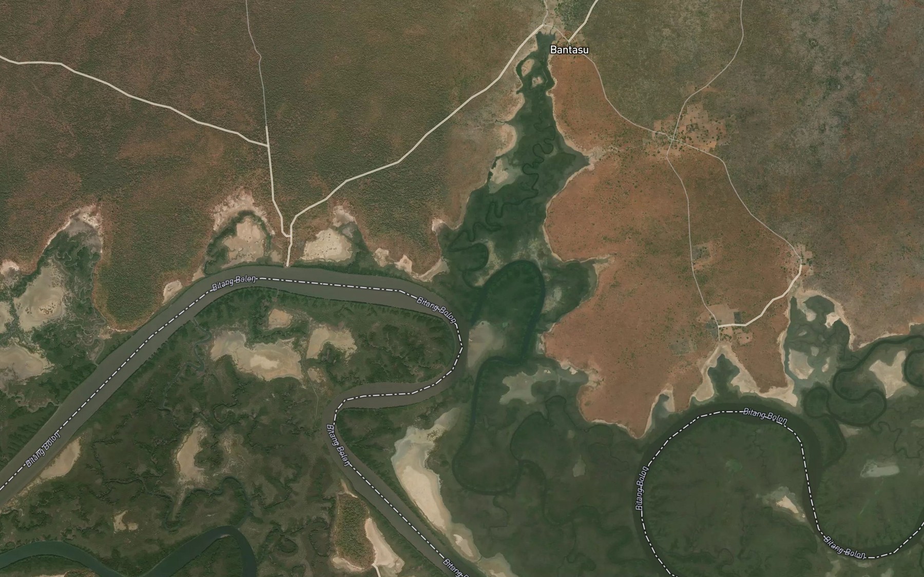 Satellite map of the Bantasu Bolon