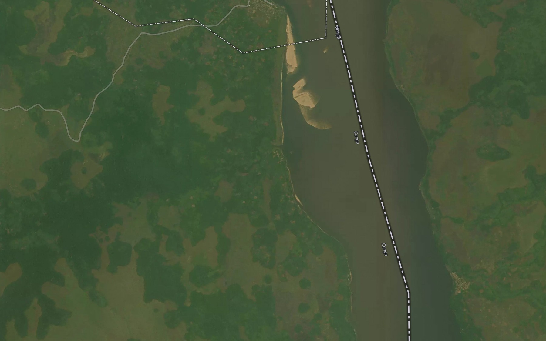 Satellite map of the Ngamboma