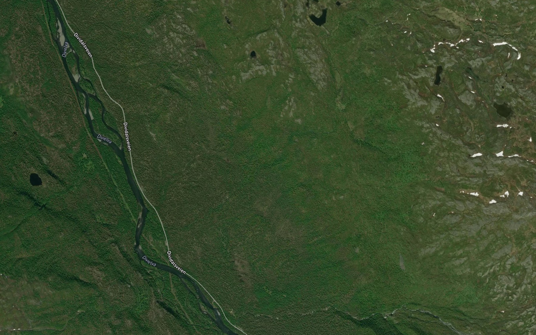 Satellite map of the Klevbekken