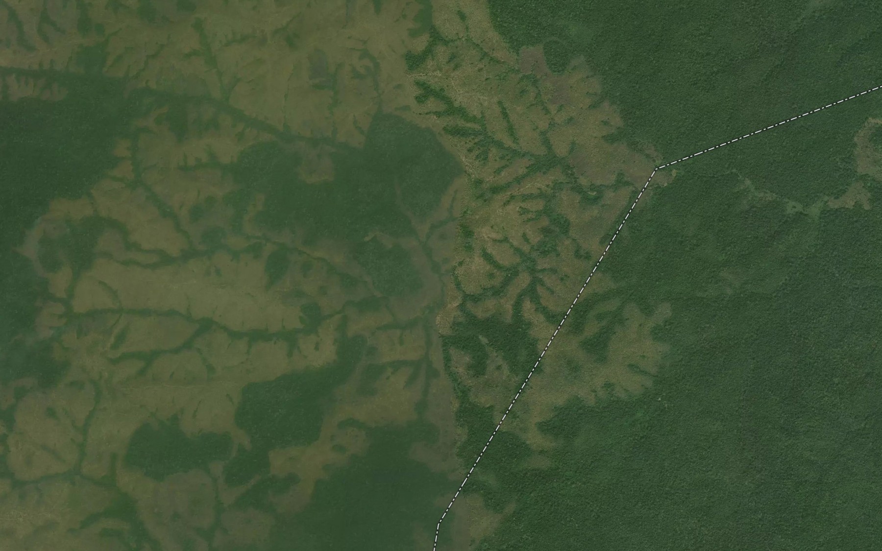 Satellite map of the Kombout