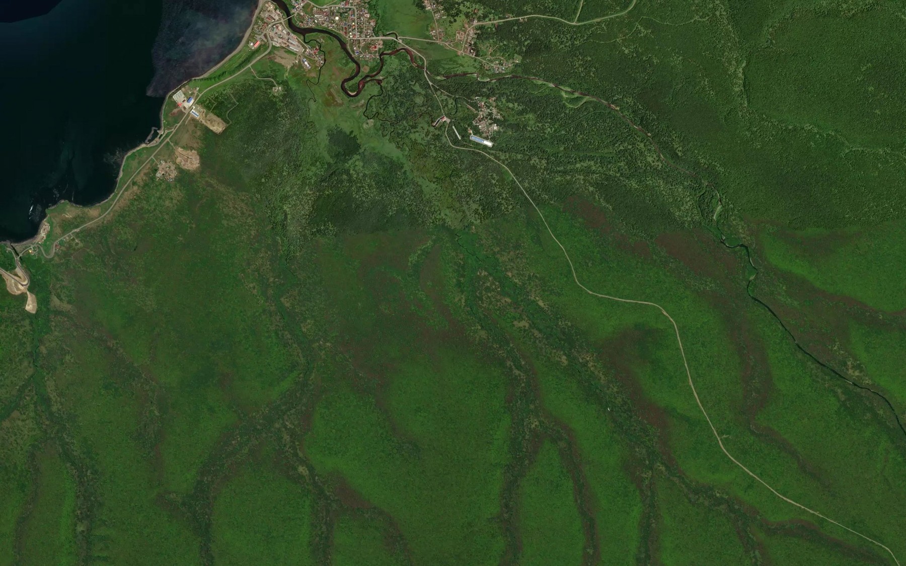 Satellite map of the Gromkiy