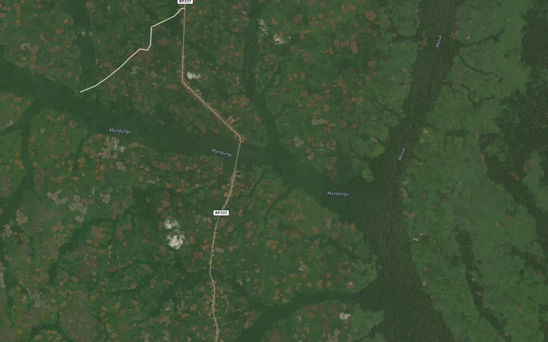 Satellite map of the Elongolongo
