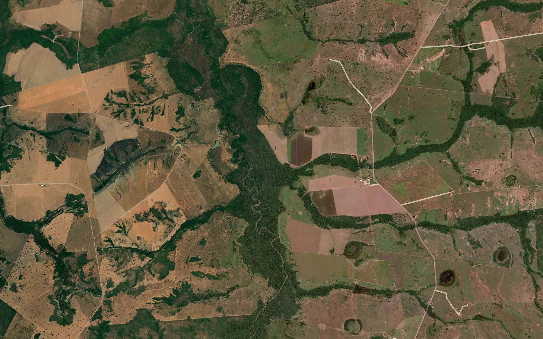 Satellite map of the Corrego Sambaiba