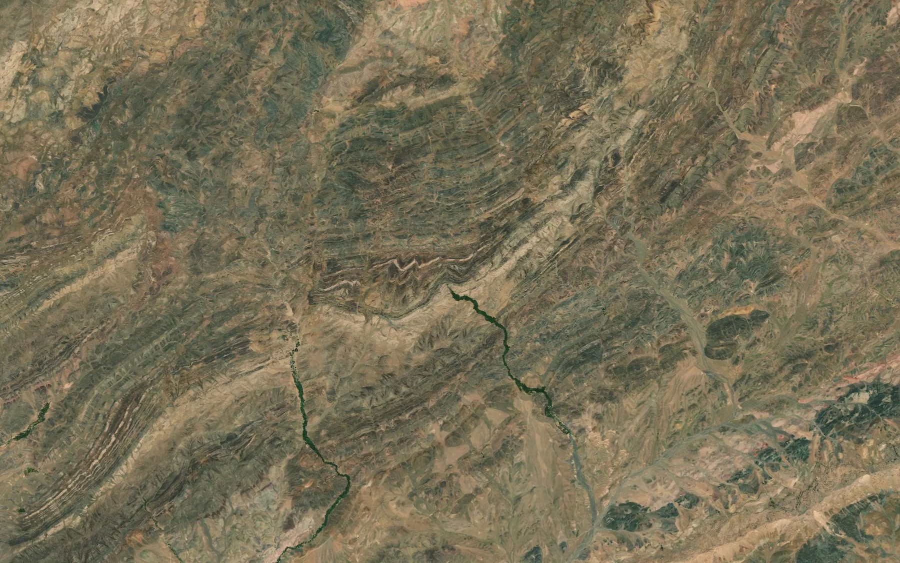Satellite map of the Cheshmeh-ye Barbiq