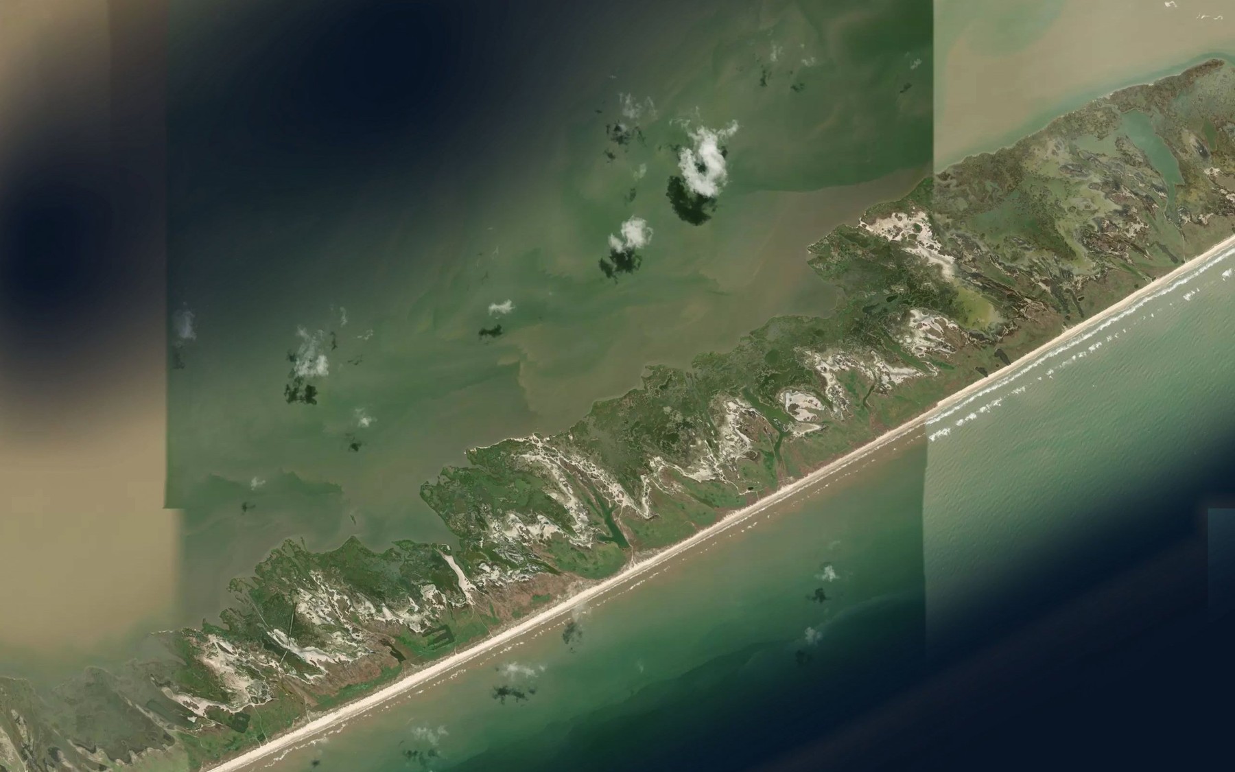 Satellite map of the Kain Cove