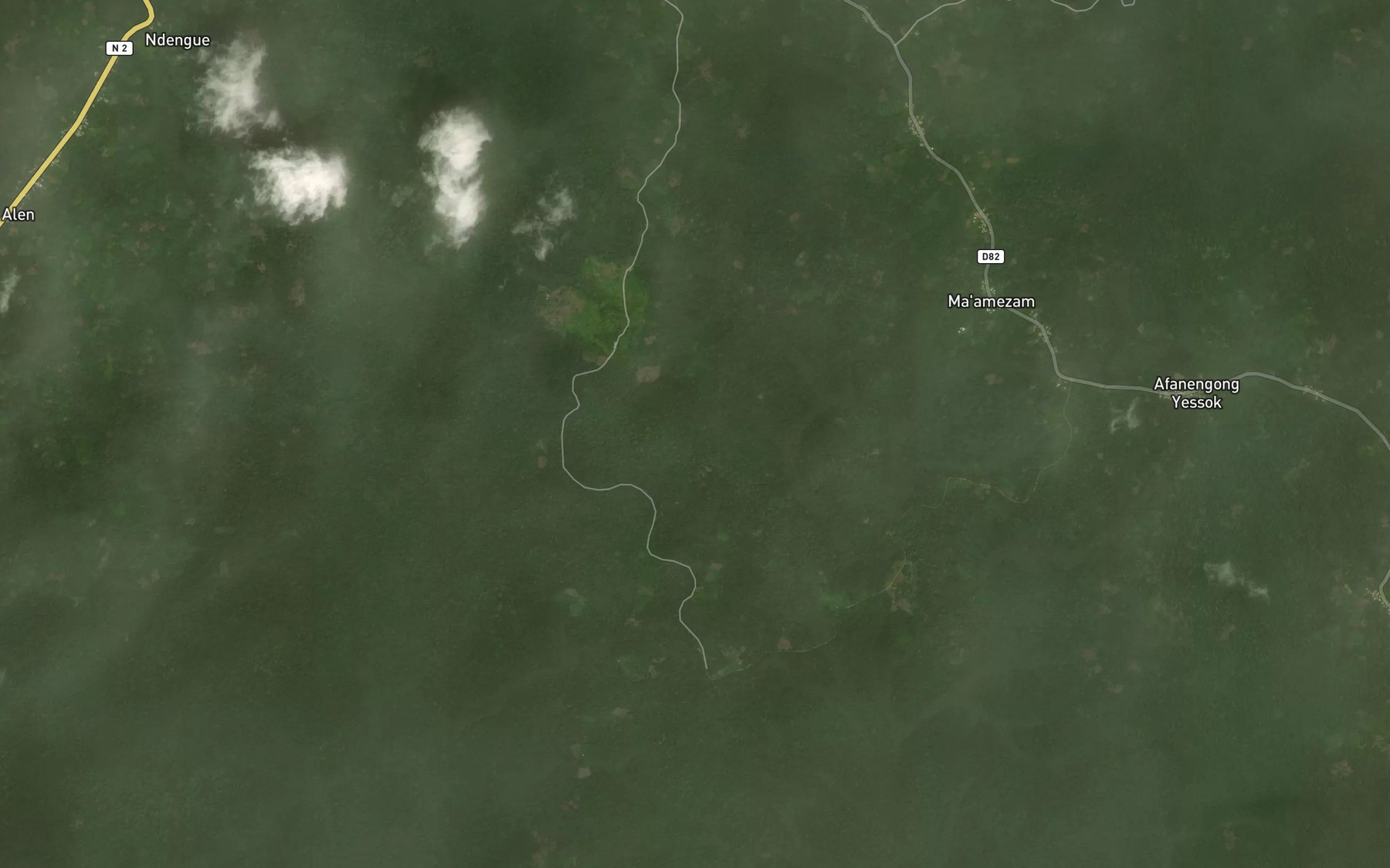 Satellite map of the Bizono