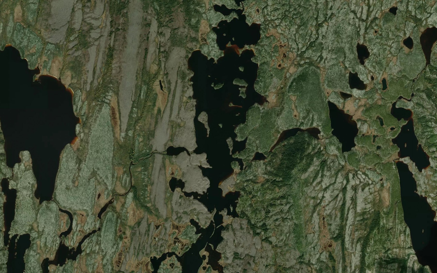 Satellite map of the Lac Kauishtataukat