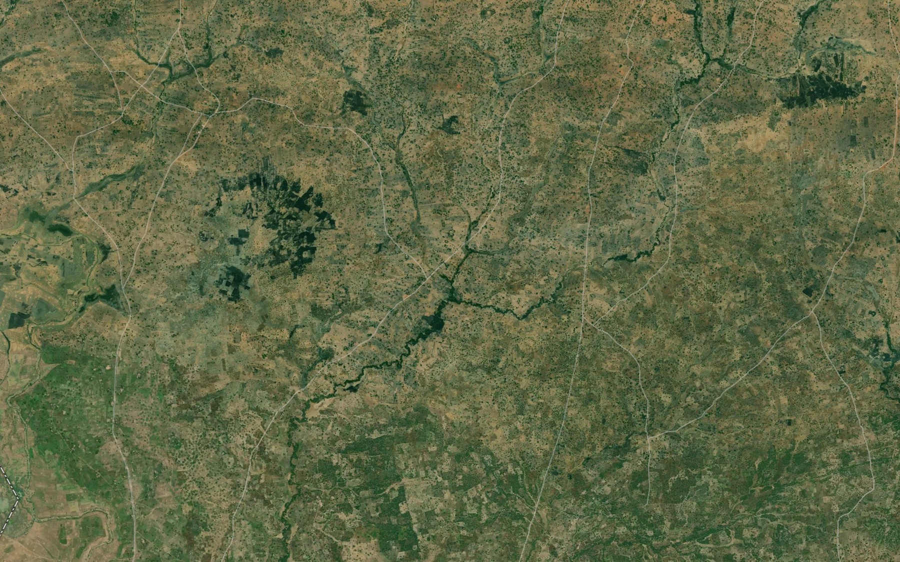 Satellite map of the River Bena