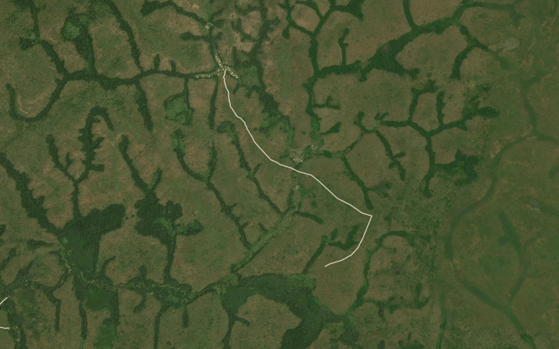 Satellite map of the Ligogo