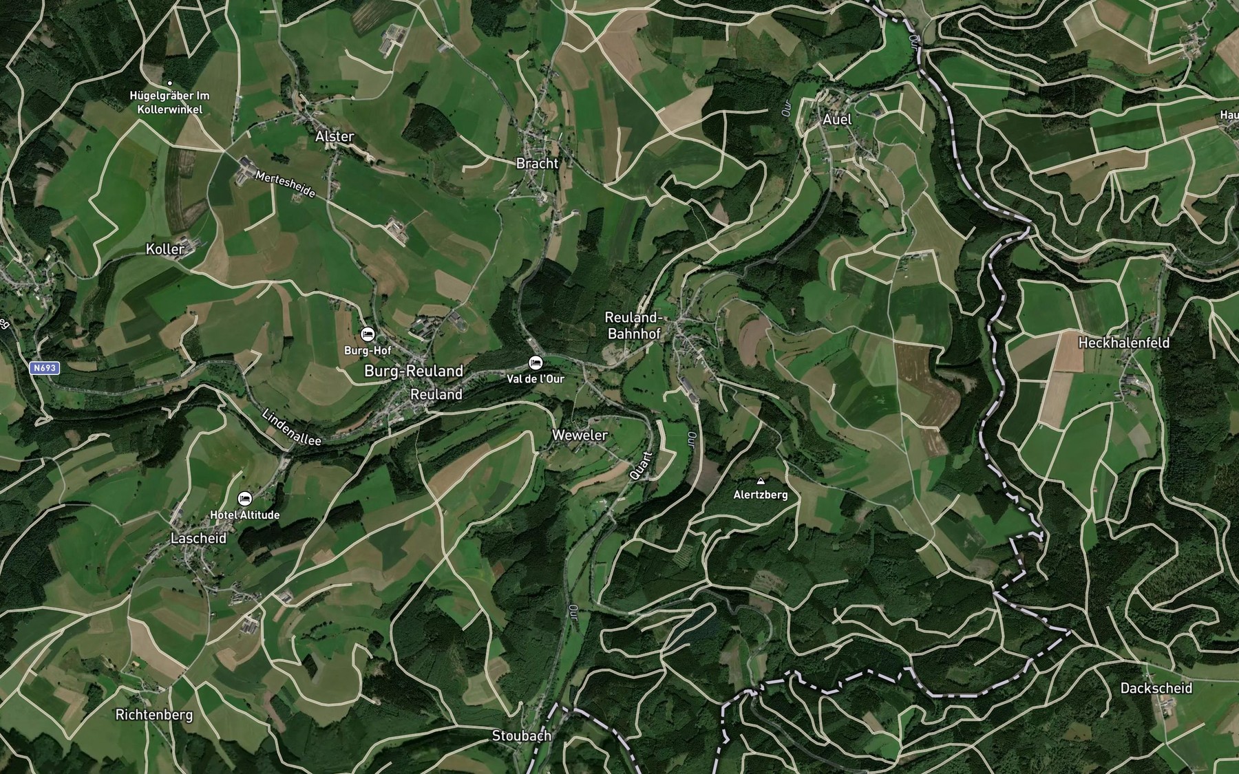 Satellite map of the Ulf