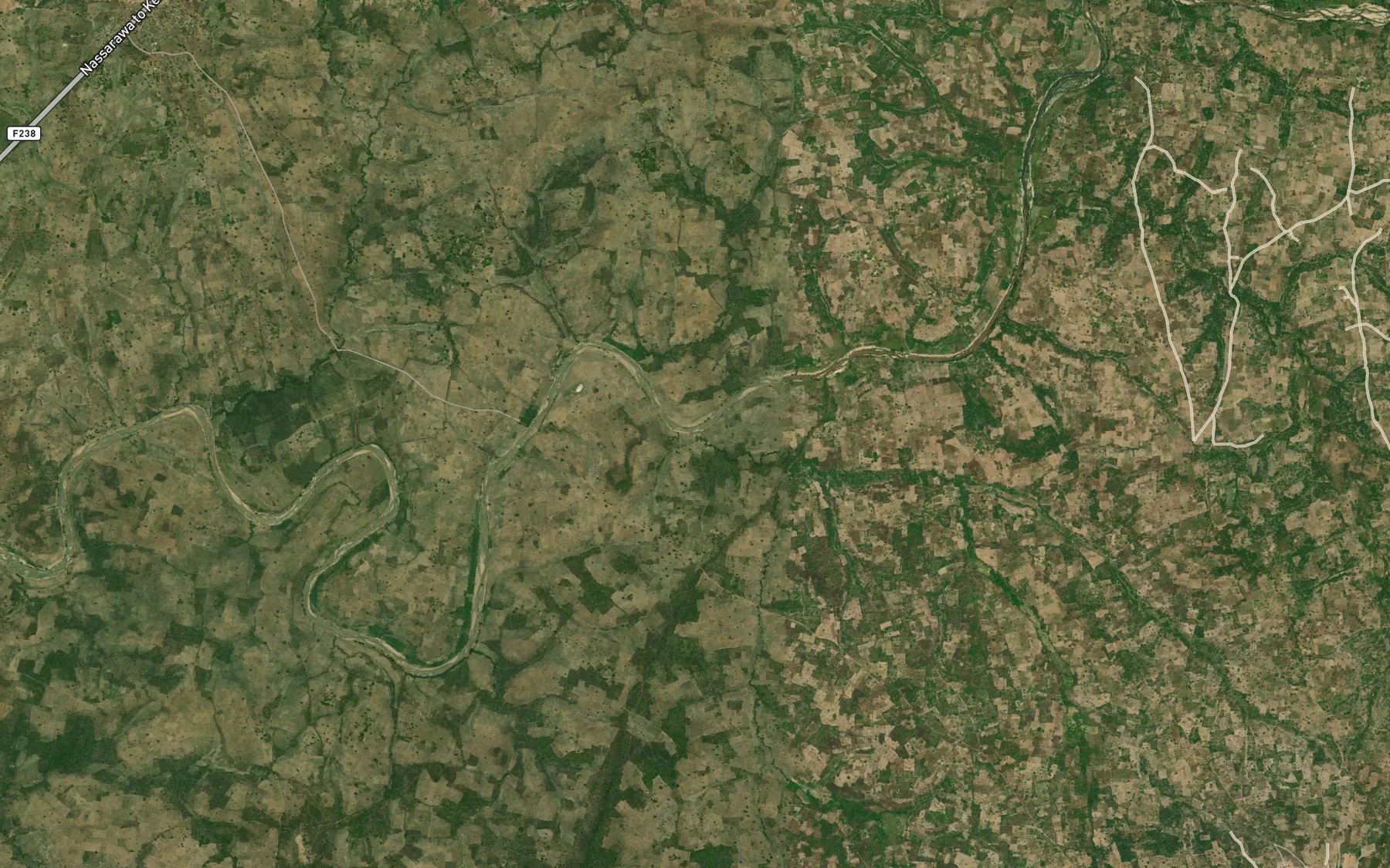 Satellite map of the AyeniStream