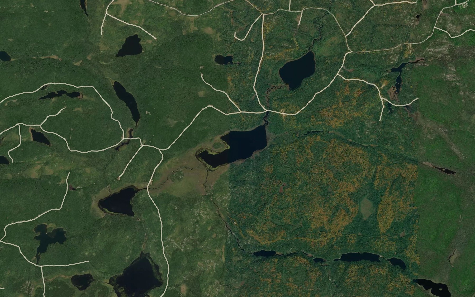 Satellite map of the Lac Bollard