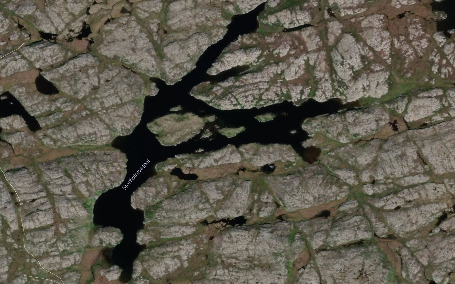 Satellite map of the Storholmvatnet