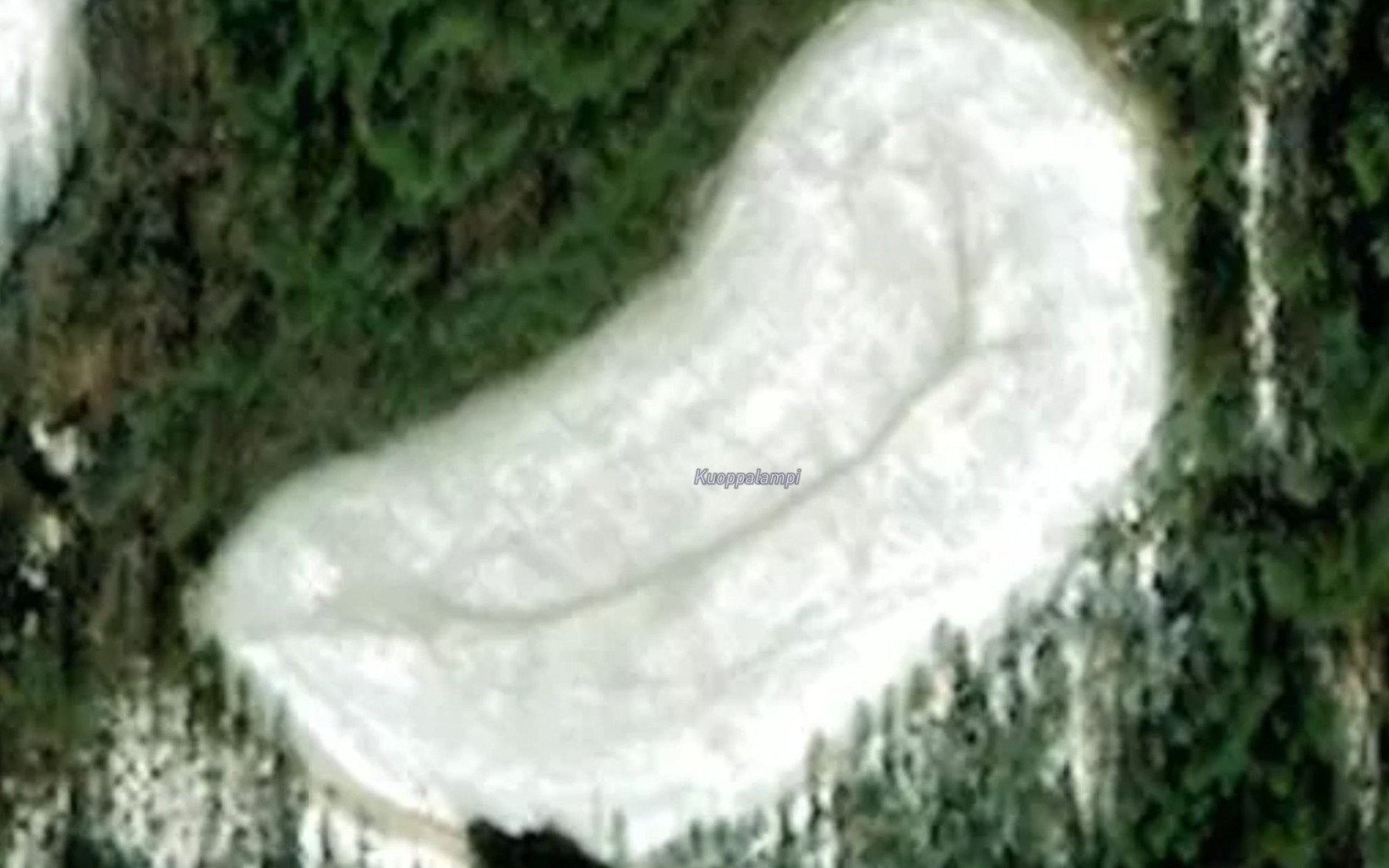 Satellite map of the Kuoppalampi