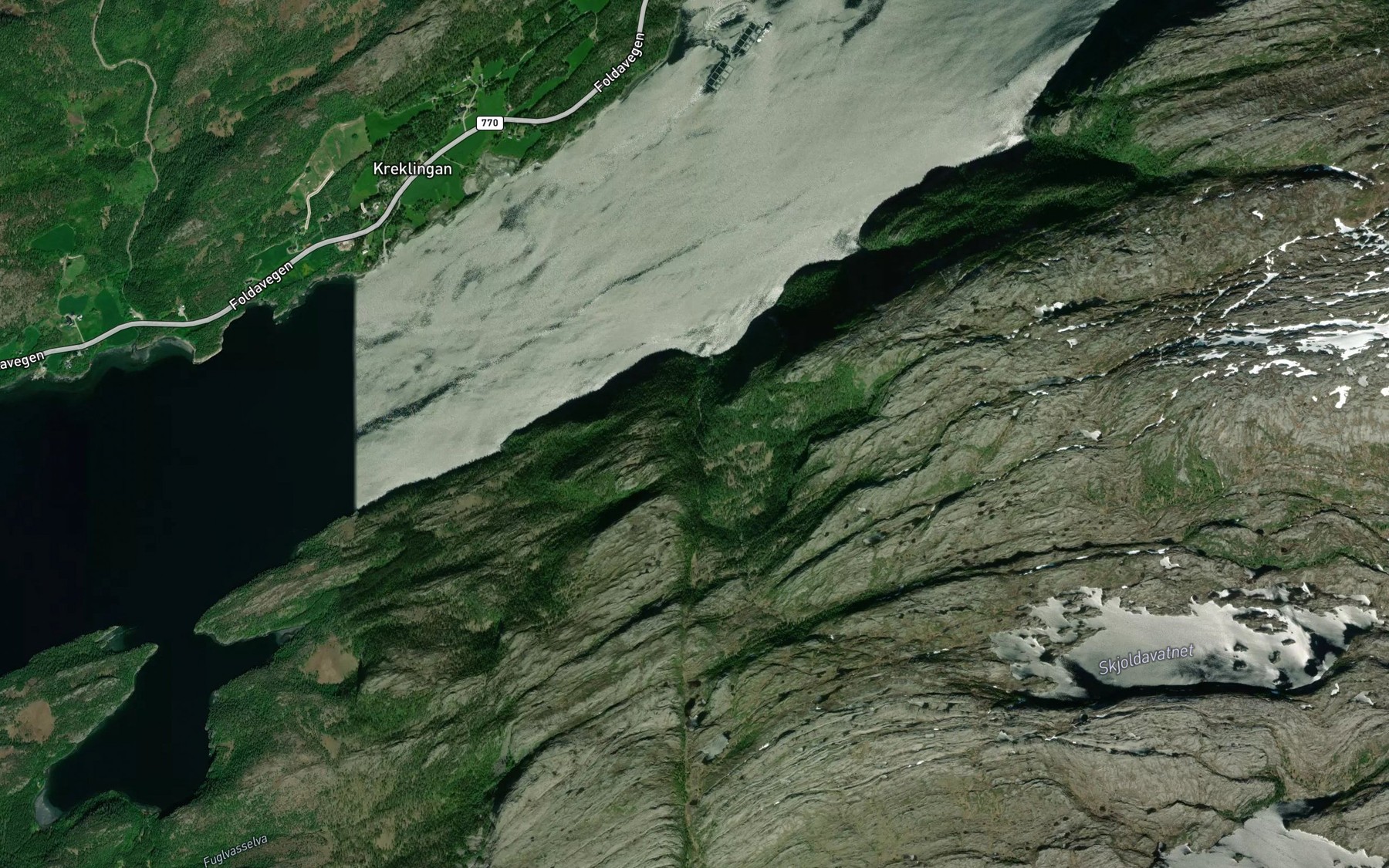 Satellite map of the Nonsaa