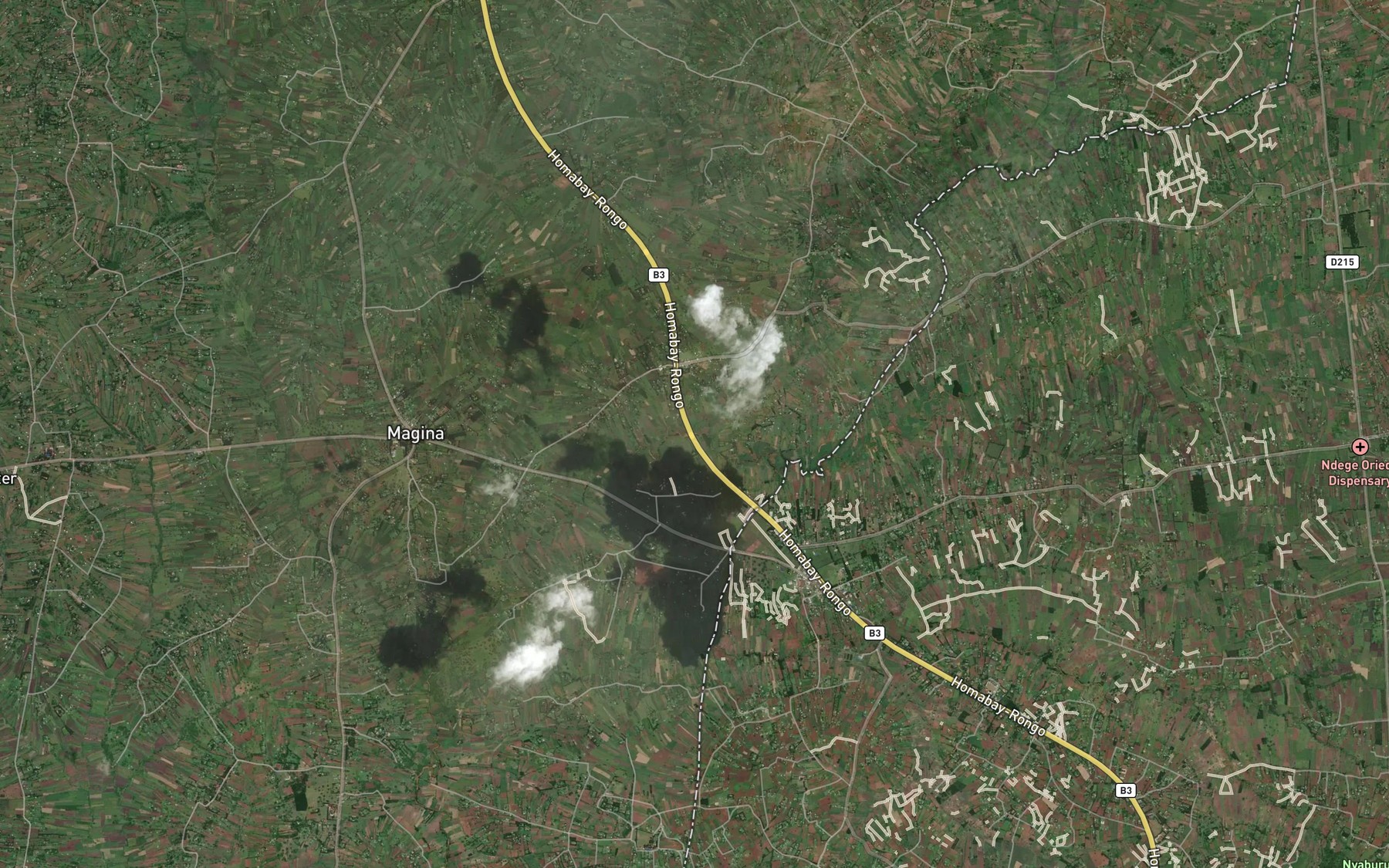 Satellite map of the Nyamauro