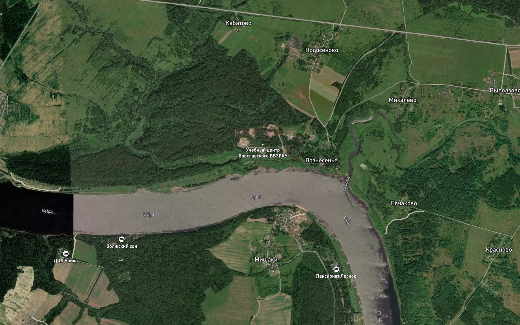 Satellite map of the Puntrokhot'