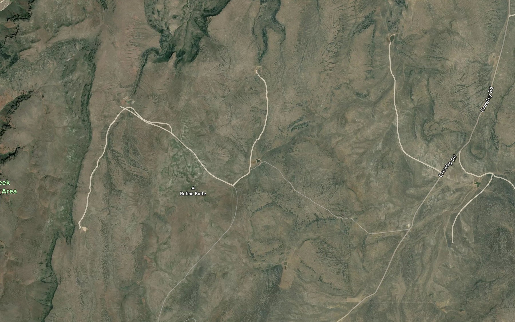 Satellite map of the Palmer Reservoir