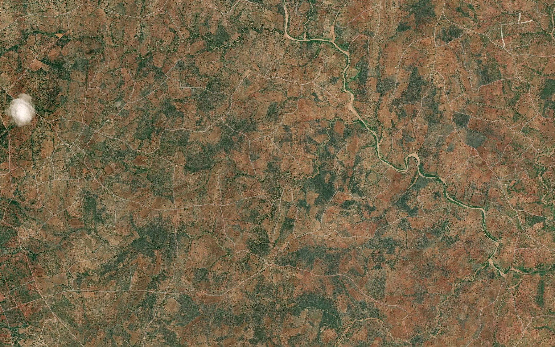 Satellite map of the Itiani