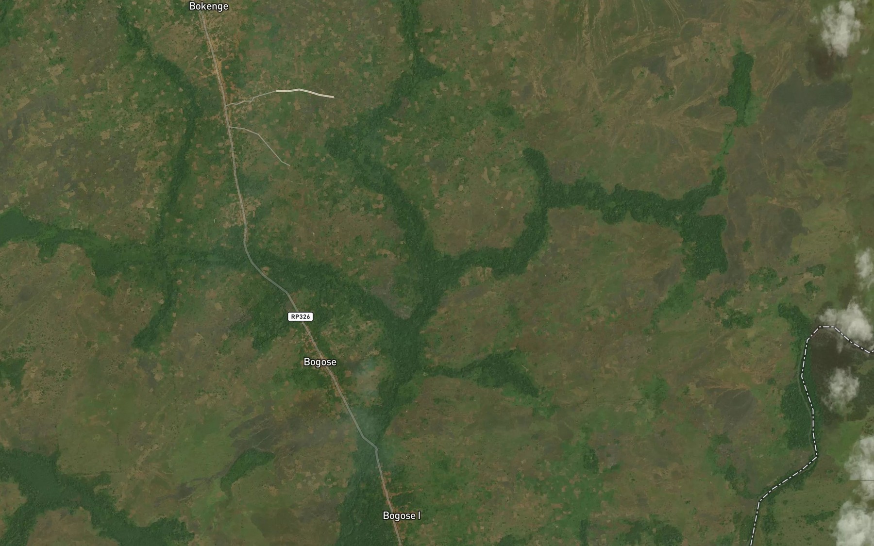 Satellite map of the Bala