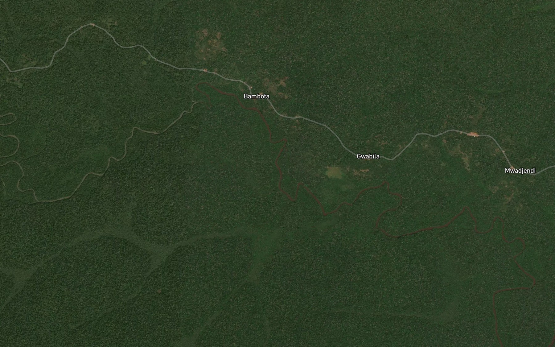 Satellite map of the Mimbo