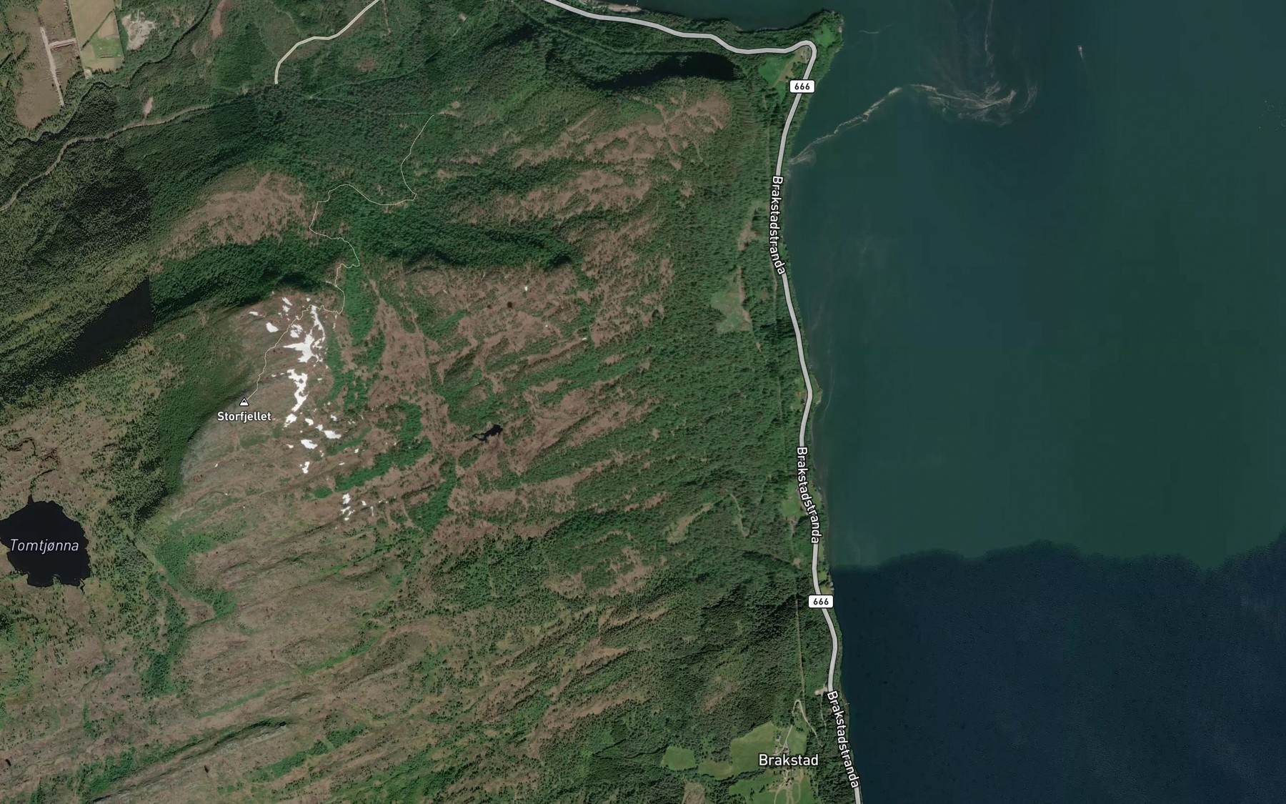 Satellite map of the Hammarelva