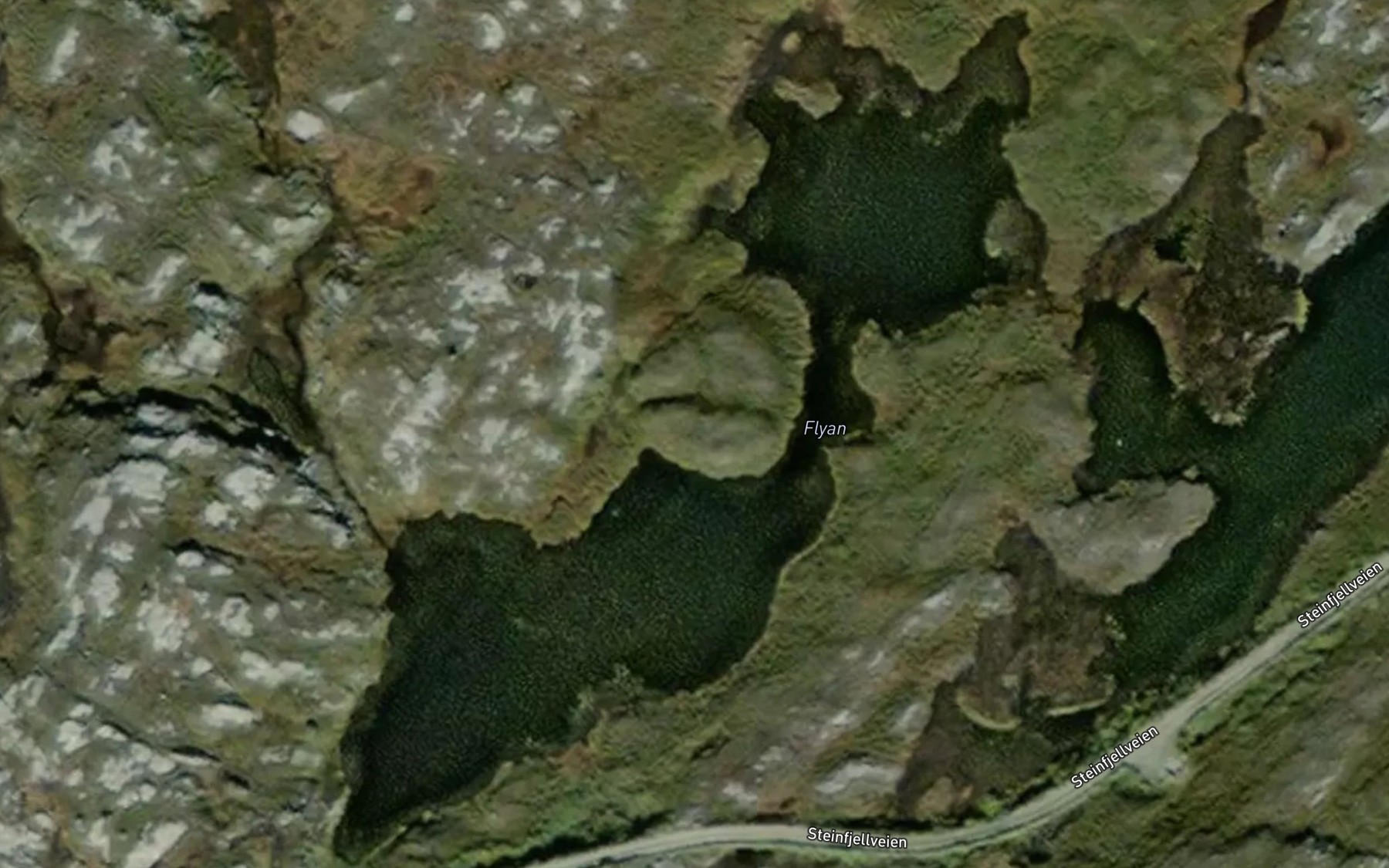 Satellite map of the Flyan