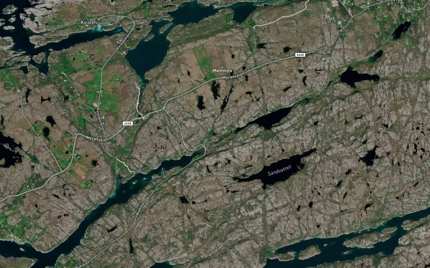 Satellite map of the Halten