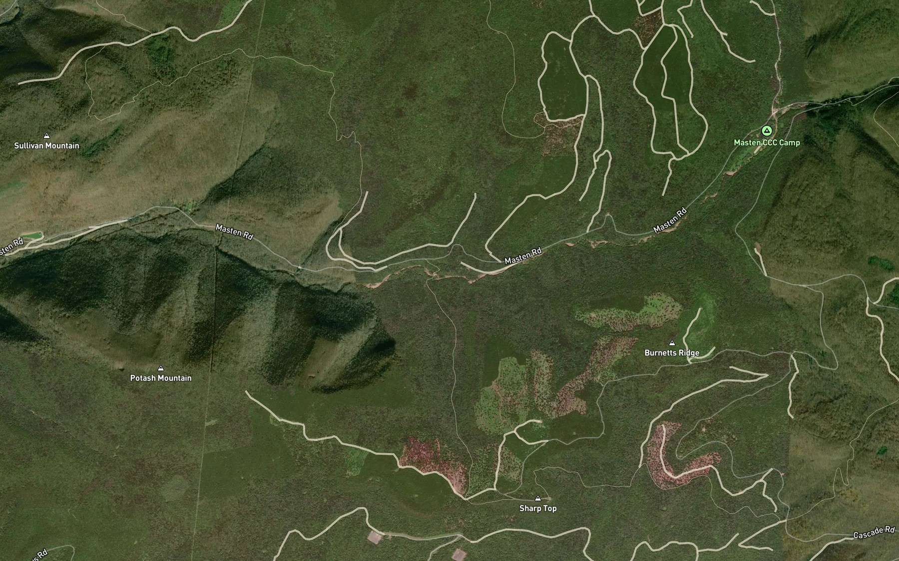 Satellite map of the Short Run
