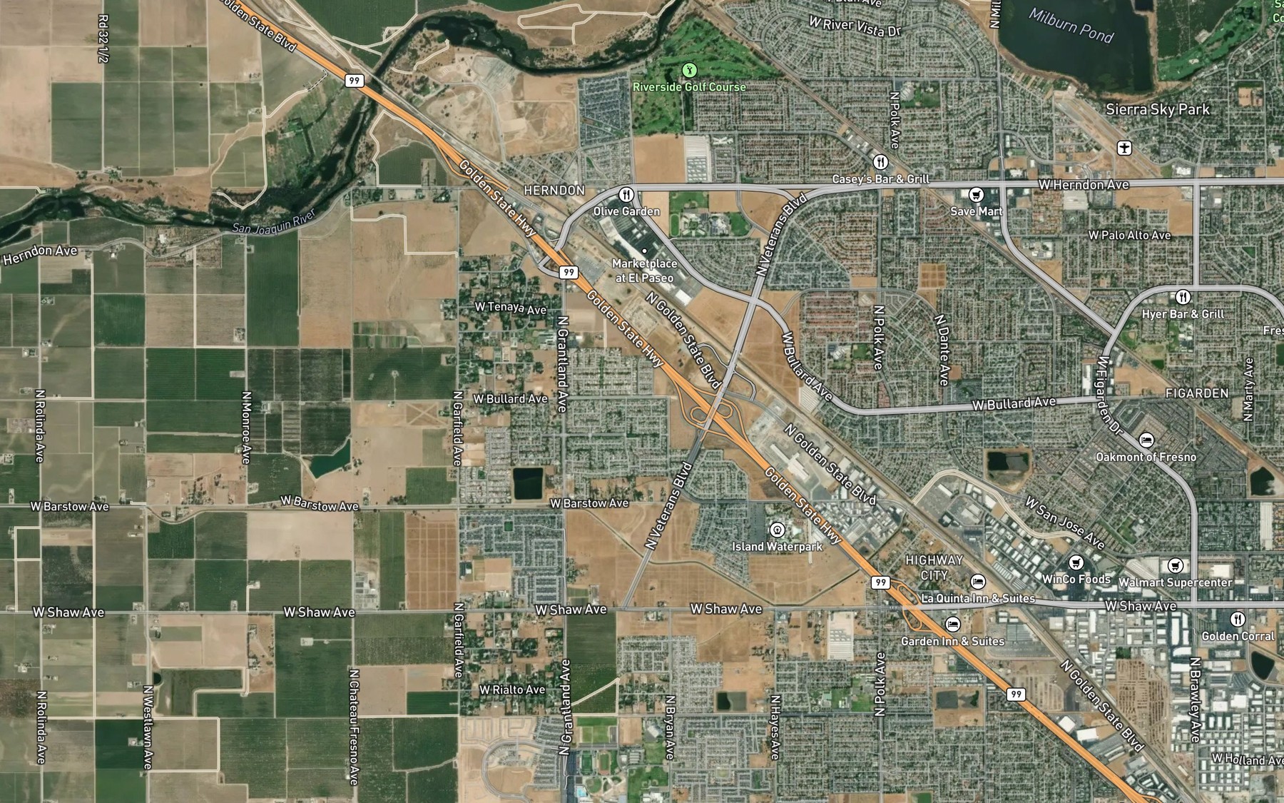 Satellite map of the Epstein Canal