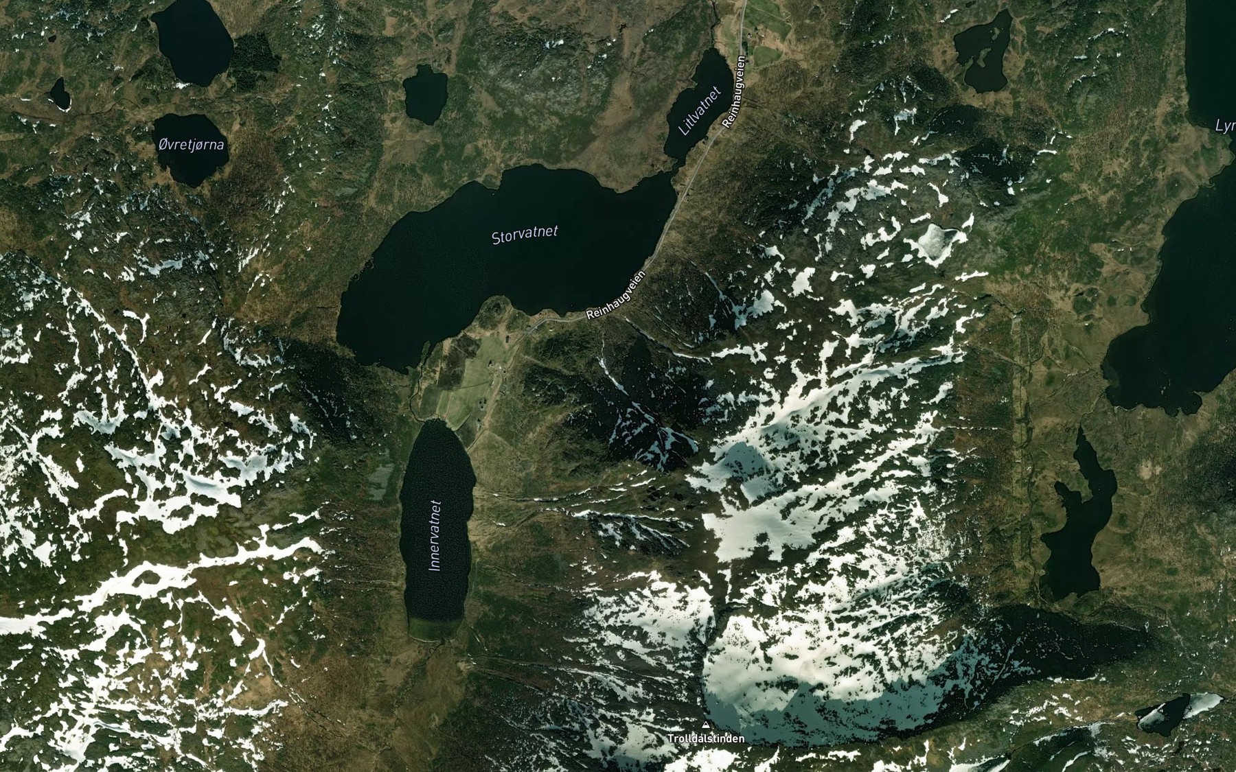 Satellite map of the Alen