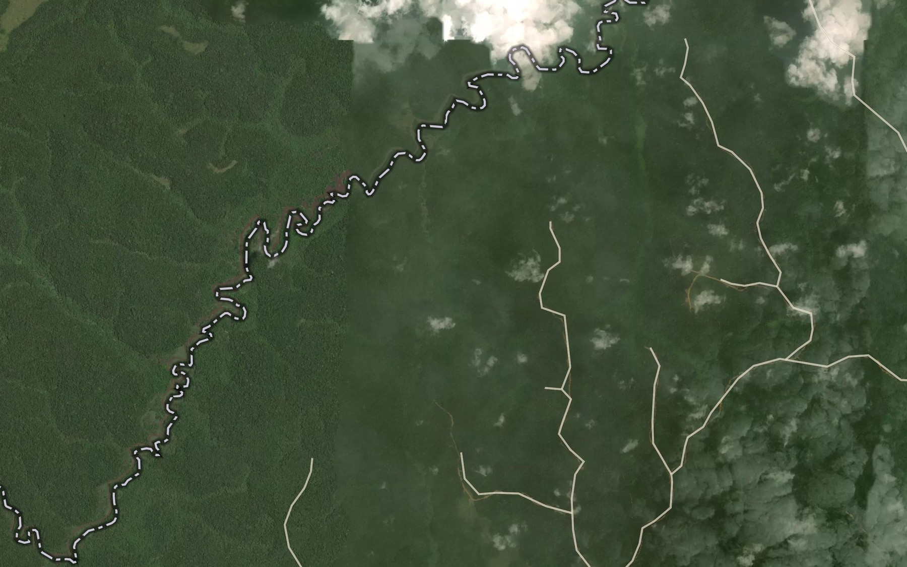 Satellite map of the Leoula