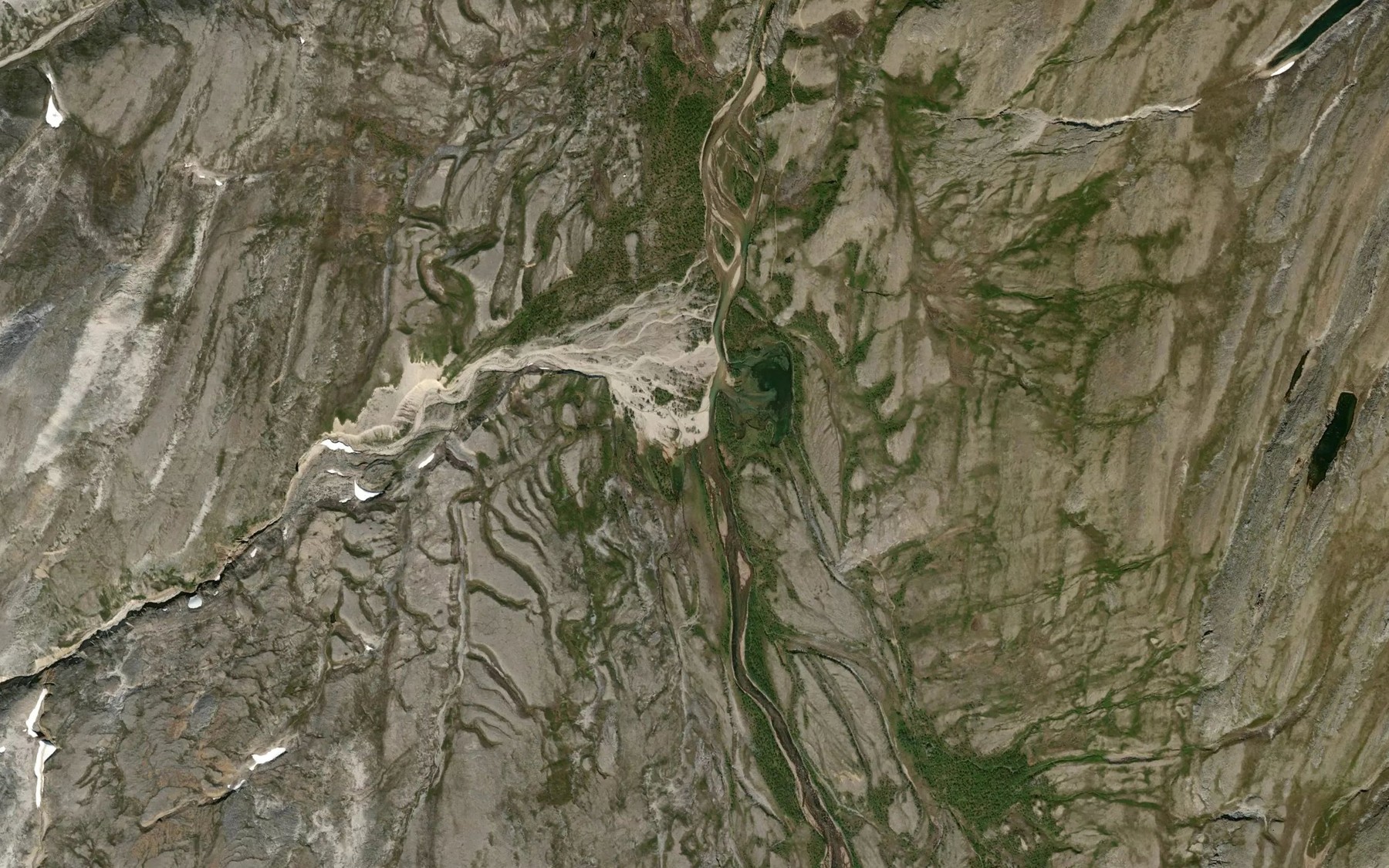 Satellite map of the Uhca Calbmelanjohka