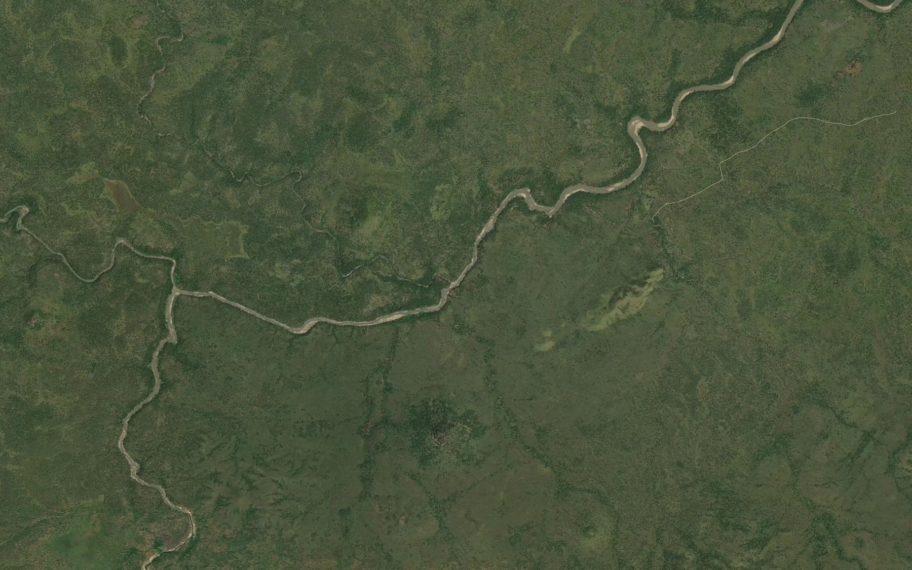Satellite map of the Mayo Mbam