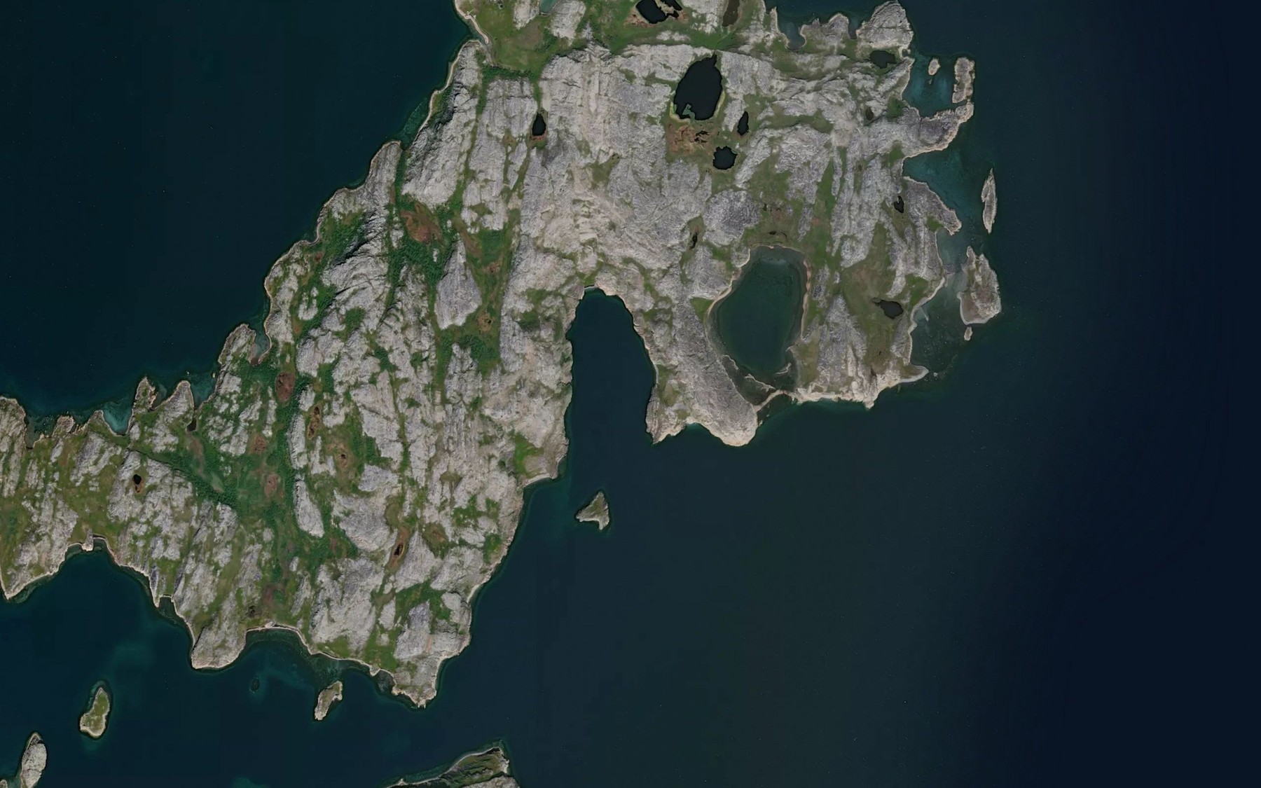 Satellite map of the Ciegnalisgappi