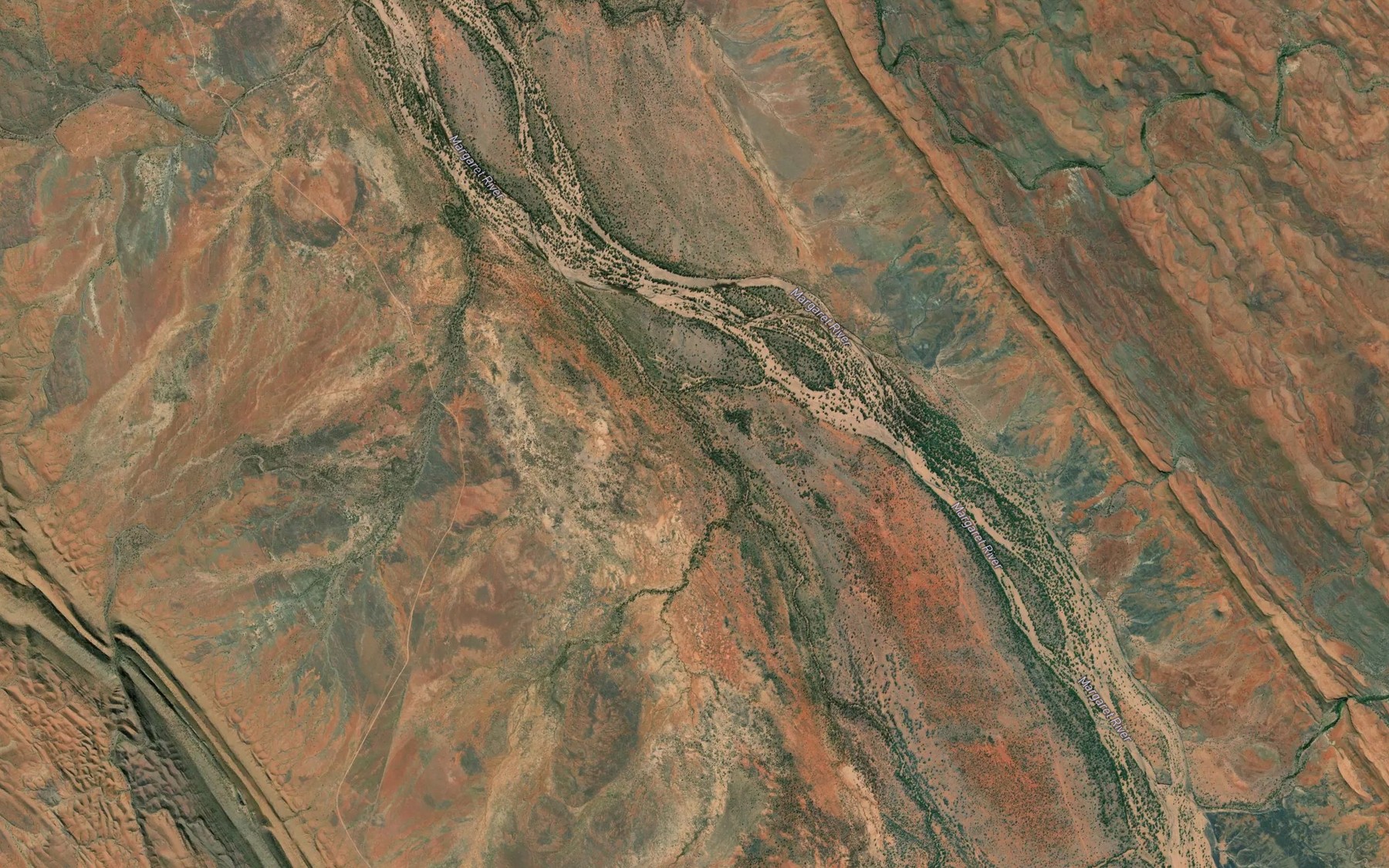 Satellite map of the Gorge Pool