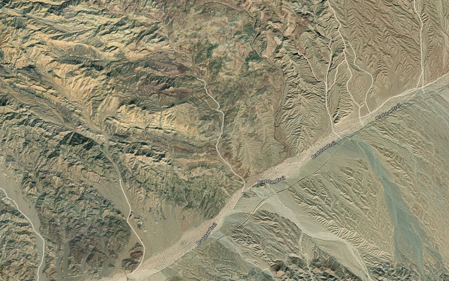 Satellite map of the Canyon Spring