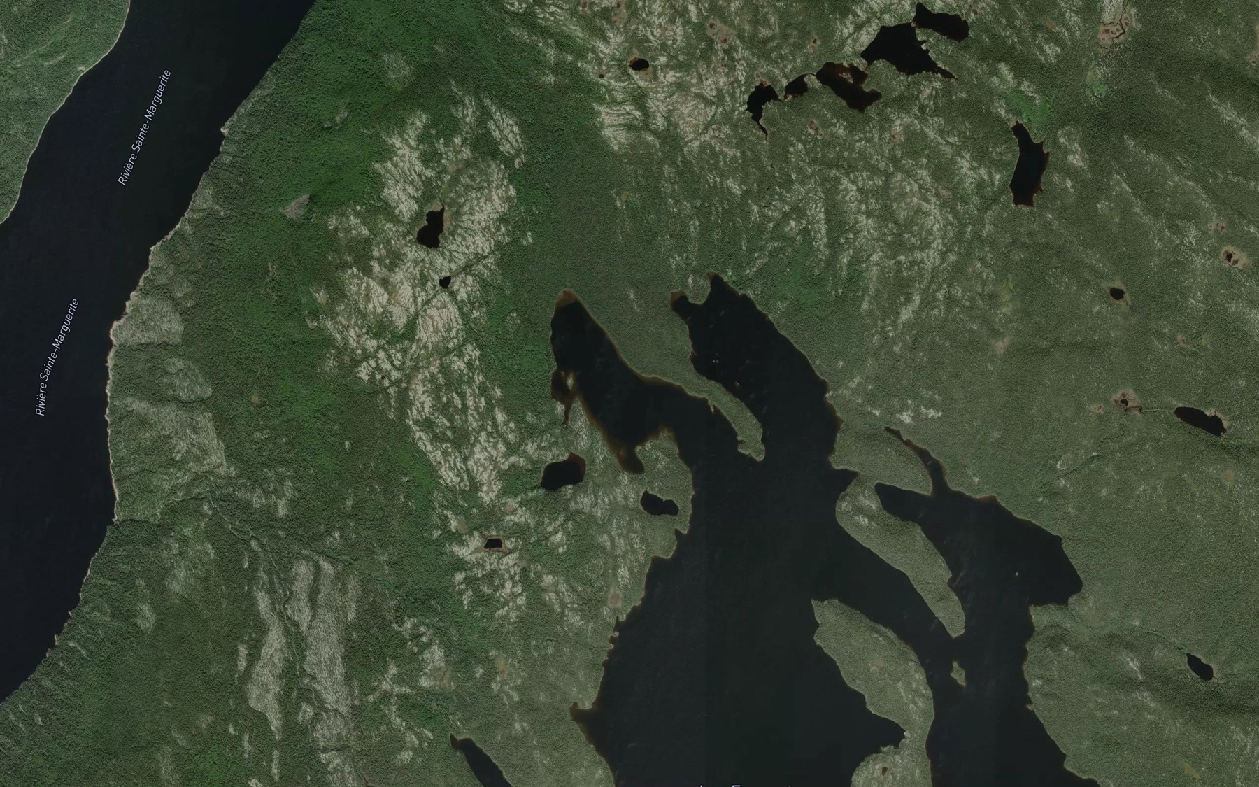 Satellite map of the Baie des Goelands