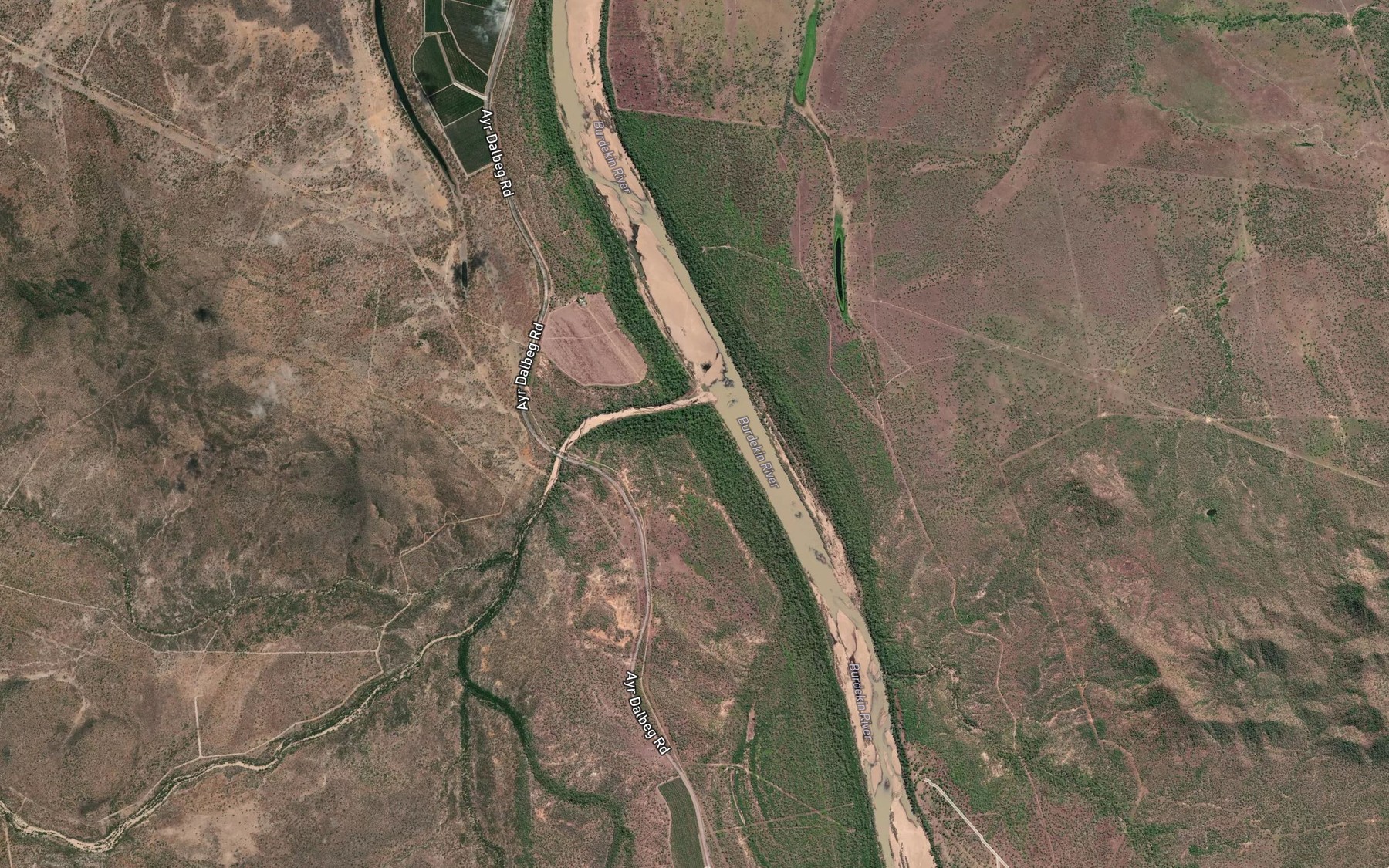 Satellite map of the Expedition Pass Creek