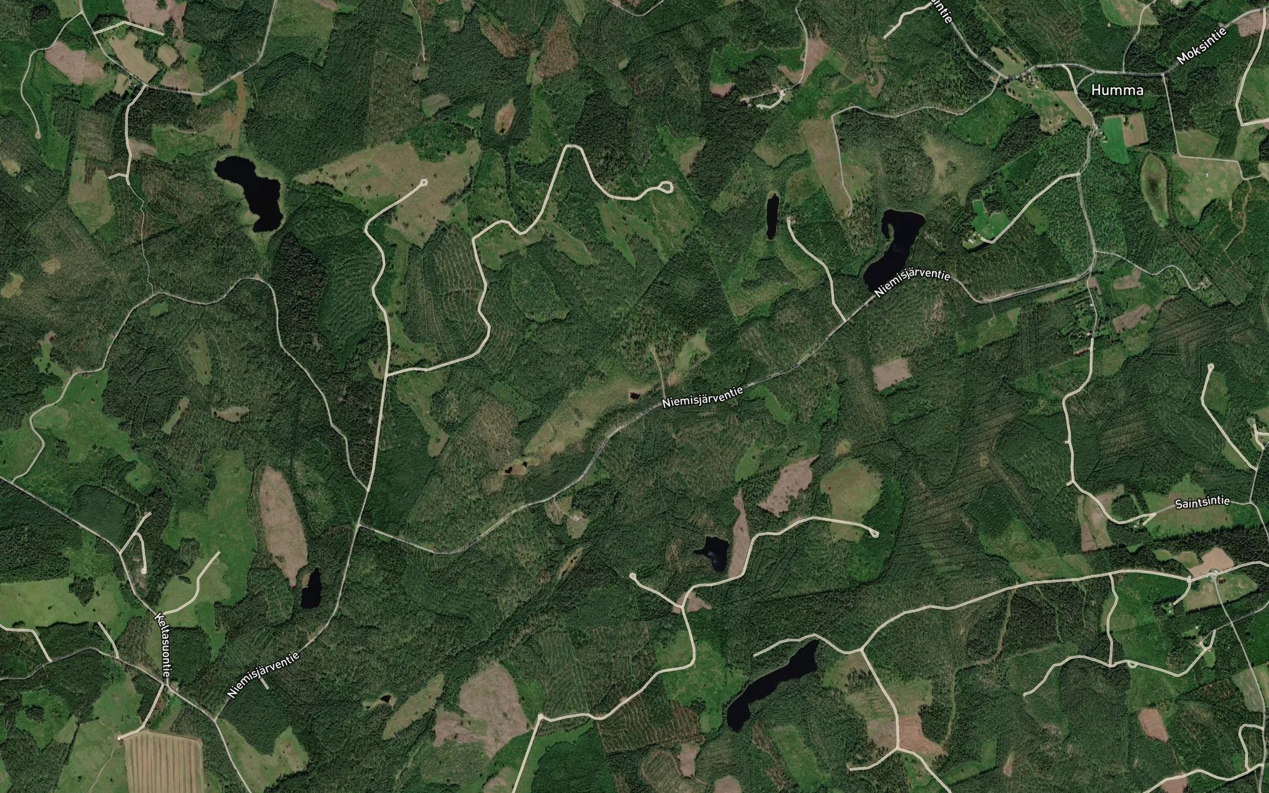 Satellite map of the Silmakelampi