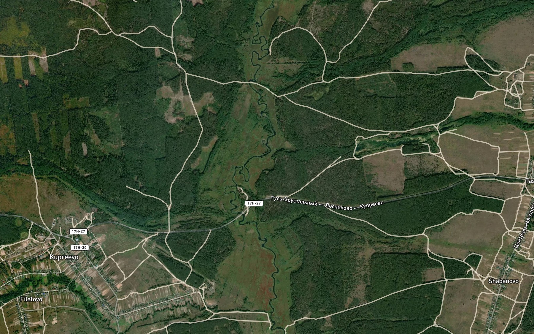 Satellite map of the Ninurka